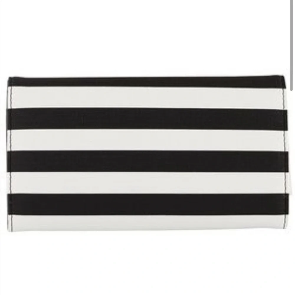 Kut from the Kloth black and white‎ stripped wallet
